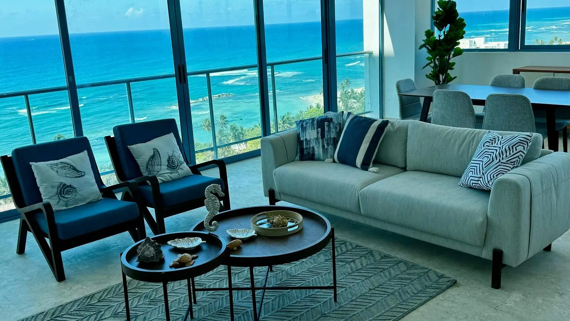 Juan Dolio, Beach Access 2 Bedroom Apt Salitre Tower Front Of Club Hemingway location