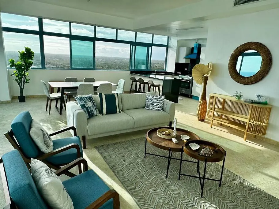 Juan Dolio, Beach Access 2 Bedroom Apt Salitre Tower Front Of Club Hemingway Apartamento